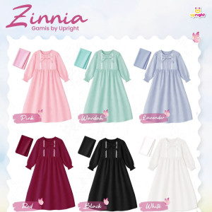 PO ZINNIA GAMIS SET HIJAB BY UPRIGHT
