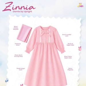 PO ZINNIA GAMIS SET HIJAB BY UPRIGHT