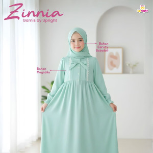PO ZINNIA GAMIS SET HIJAB BY UPRIGHT