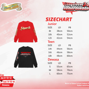 PO SILVER KIDS LONG SLEEVE 30 KEMERDEKAAN