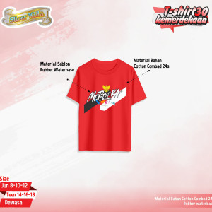 PO SILVER KIDS T-SHIRT 30 KEMERDEKAAN