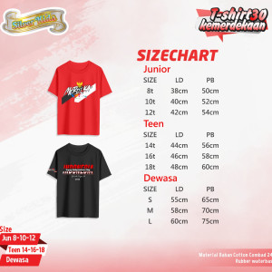 PO SILVER KIDS T-SHIRT 30 KEMERDEKAAN