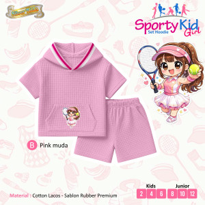 PO SET HOODIE SPORTY KIDS GIRL BY SILVERKIDS