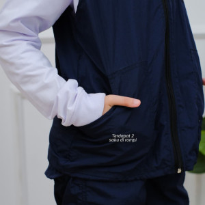 PO KIMI SET VEST CARGO PANTS BY UPRIGHT 