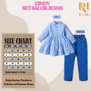 PO CINDY SET SALUR JEANS BY RUMI