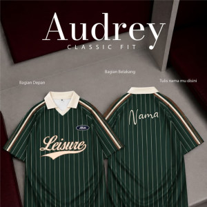 PO TSHIRT JERSEY AUDREY SPORTY CUSTOM NAMA BY MASTER KIDDOS