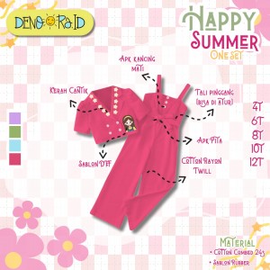 PO HAPPY SUMMER ONESET BY DENOORA