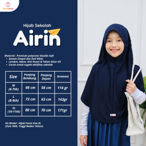 PO HIJAB SEKOLAH AIRIN BY BABYJAB