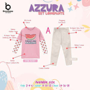 PO AZZURA SET LONGPANTS BY BOOMBEES