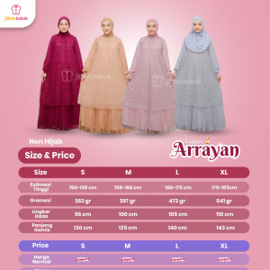 PO GAMIS ARRAYAN BY JILBAB KAKAK