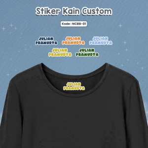 PO STIKER KAIN CUSTOM NAMA PANGGILAN MGL