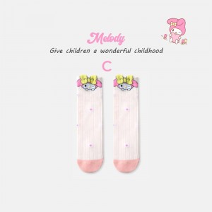 FAST PO MARU COTTON CALF SOCKS - MELODY SERIES