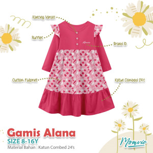 READY STOK GAMIS ALANA BY MOMVIE