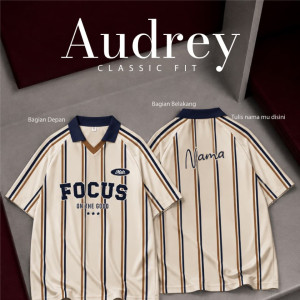 PO TSHIRT JERSEY AUDREY SPORTY CUSTOM NAMA BY MASTER KIDDOS