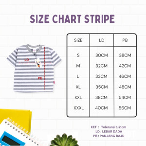 FAST PO TARA STRIPE T-SHIRT