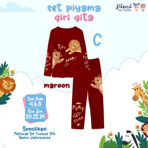 PO SET PIYAMA GIRI & GITA BY PIMI