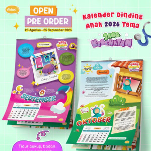 PO KALENDER DINDING ANAK 2026 BY AHLAN