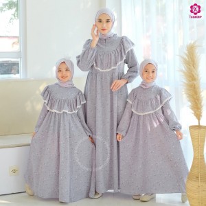 FAST PO NAURA MOM & KIDS LONG DRESS