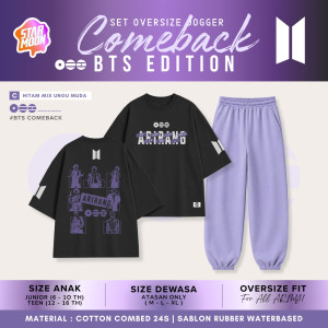 PO SET OVERSIZE JOGGER COMBACK BTS EDITION BY STARMOON