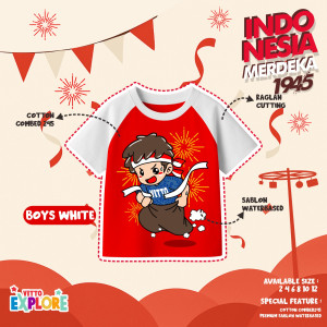 PO T-SHIRT INDONESIA MERDEKA BY VITTO EXPLORE