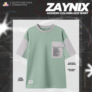 PO ZAYNIX MODERN COLORBLOCK TSHIRT BY UPRIGHT