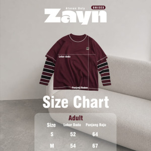 PO TSHIRT ZAYN UNISEX