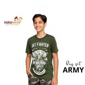 PO BOY SET ARMY (KIDS) BY KAKADEDE