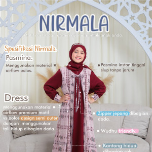 READY STOK GAMIS NIRMALA BY AYURA FASHION