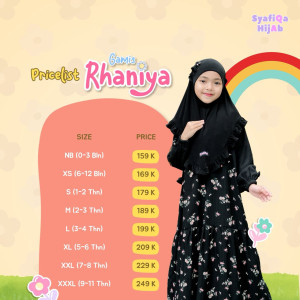 PO GAMIS RHANIYA SET BY SYAFIQA HIJAB
