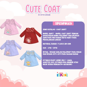 PO CUTE COAT JACKET BY VITTO EXPLORE