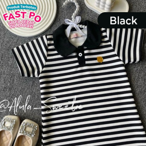 FAST PO CHLOE STRIPE DRESS