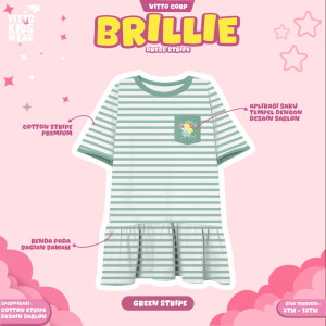 PO BRILLIE DRESS STRIPE BY VITTO KIDSWEAR