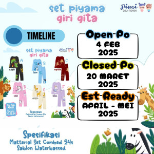 PO SET PIYAMA GIRI & GITA BY PIMI