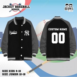 PO JACKET BASEBALL COSTUME NAME SERIES BY BAMS KIDS