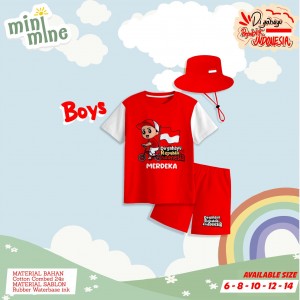 PO SET KEMERDEKAAN BUCKET HAT BY MINIMINE