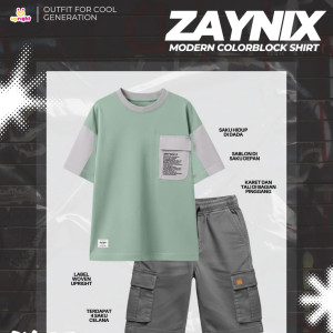 PO ZAYNIX MODERN COLORBLOCK ONESET BY UPRIGHT