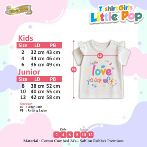 PO T-SHIRT LITTLE POP BY SILVER KIDS