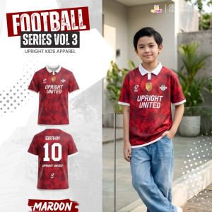 PO FOOTBALL SERIES TSHIRT VOL 3 CUSTOM NAME DAN NO PUNGGUNG BY UPRIGHT