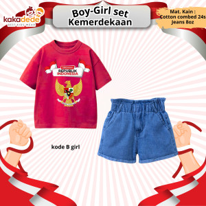 PO BOY GIRL SET KEMERDEKAAN BY KAKADEDE