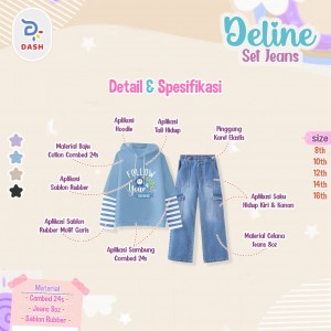 PO DELINE SET JEANS BY DASH