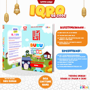PO BUKU IQRO COSTUME NAMA BY VITTO