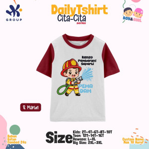 PO DAILY SUIT TSHIRT CUSTOM NAMA CITA-CITA SERIES HK GRUP