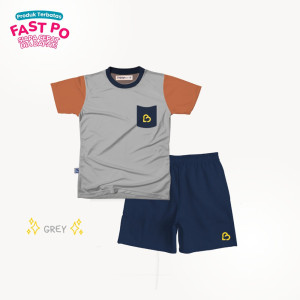 FAST PO ITACHI SERI 1 SET T-SHIRT THREETONE