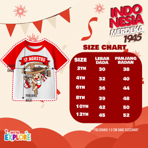 PO T-SHIRT INDONESIA MERDEKA BY VITTO EXPLORE