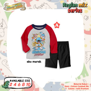 PO SET CARGO REGLAN MIX SERIES BY SILVER KIDS