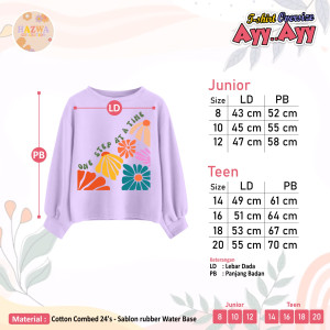 PO TSHIRT OVERSIZE AYY AYY BY HAZWA