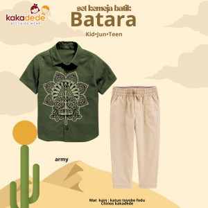 PO BATARA (KIDS) SET KEMEJA BATIK BY KAKADEDE