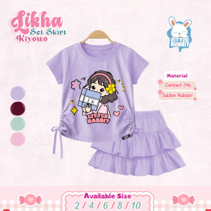 PO LIKHA SET SKIRT KIYOWO BY LITTLE RABBIT