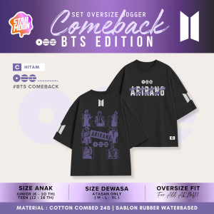 PO SET OVERSIZE JOGGER COMBACK BTS EDITION BY STARMOON