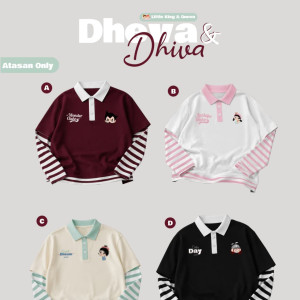 PO DHEVA & DHIVA T-SHIRT ONLY BY LITTLE KING & QUEEN